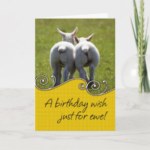 Tarjeta de Cumpleaños - Dos Lambres Bebés