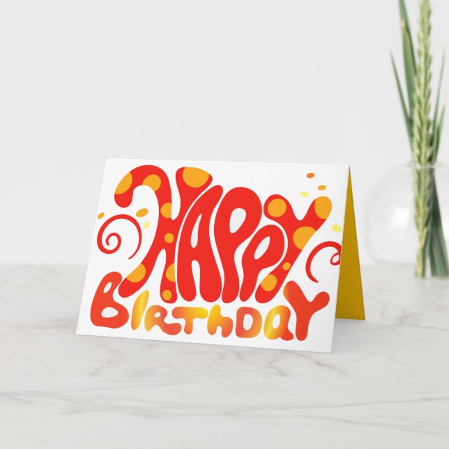 Tarjeta de cumpleaños - Dotty (Anverso)