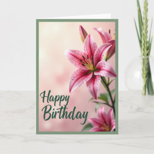 Tarjeta de cumpleaños Dreamy Blossom
