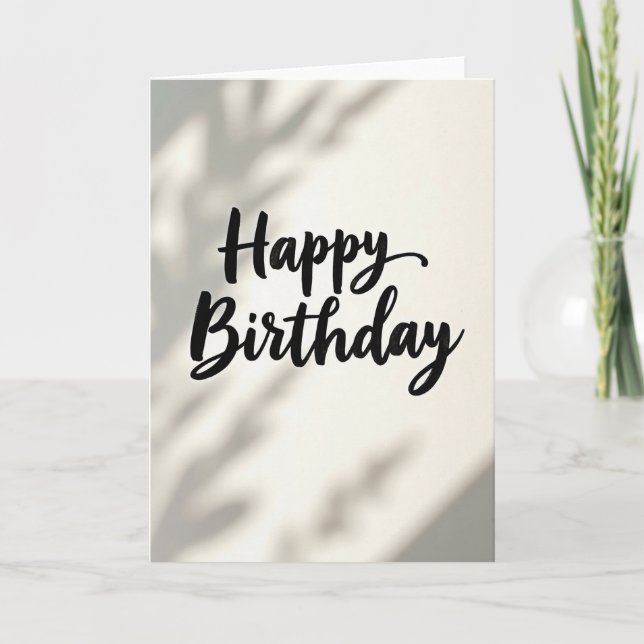 Tarjeta de Cumpleaños Dulce (Anverso)