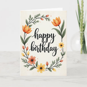 Tarjeta de cumpleaños dulce