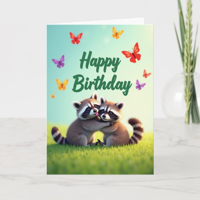 Tarjeta de Cumpleaños Dulce Criatura (Anverso)