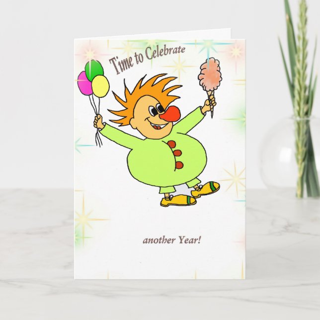 Tarjeta de cumpleaños dulce de la diversión (Anverso)