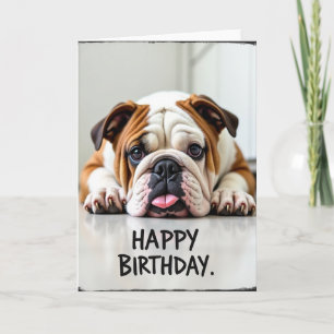Tarjeta de cumpleaños dulce para cachorros