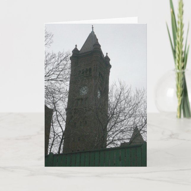 Tarjeta de cumpleaños "Duluth Clock Tower #2" (Anverso)