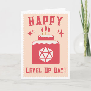 Tarjeta de cumpleaños Dungeons & Dragons