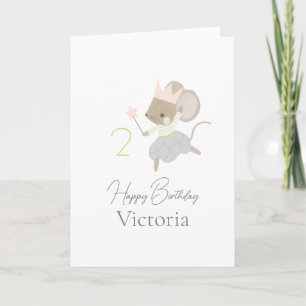 Tarjeta de cumpleaños editable para el ratón de cu