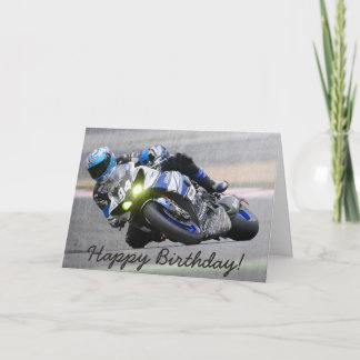 Tarjeta de cumpleaños: el tipo que hace trucos de