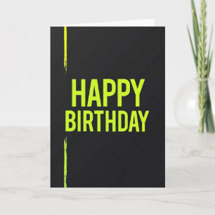 Tarjeta de cumpleaños Electric Lime