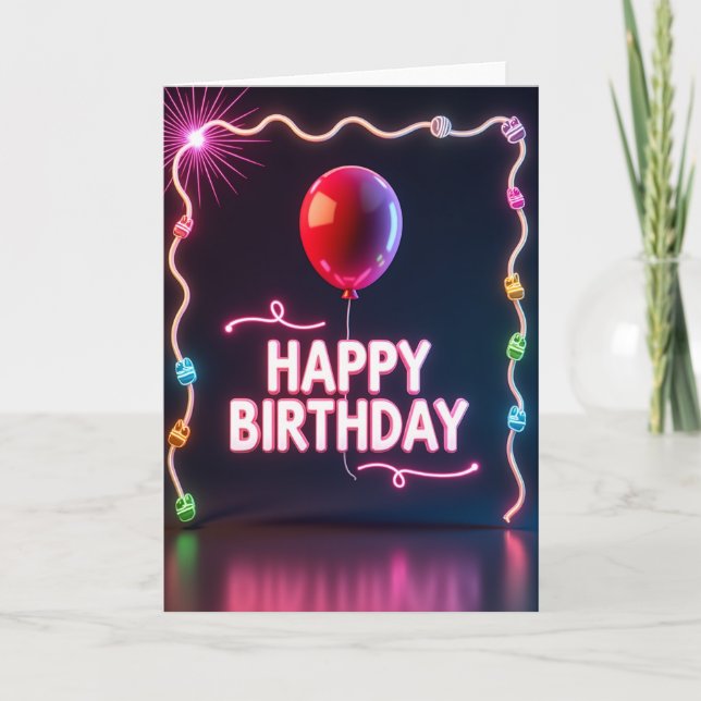 Tarjeta de cumpleaños eléctrica (Anverso)
