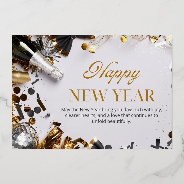 Tarjeta de cumpleaños elegante (Anverso)