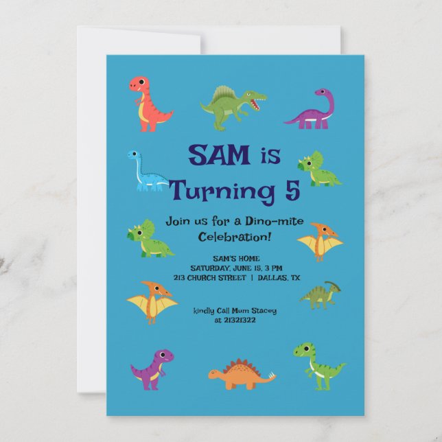 Tarjeta de cumpleaños elegante (Anverso)