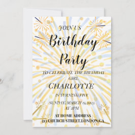 Tarjeta de Cumpleaños Elegante