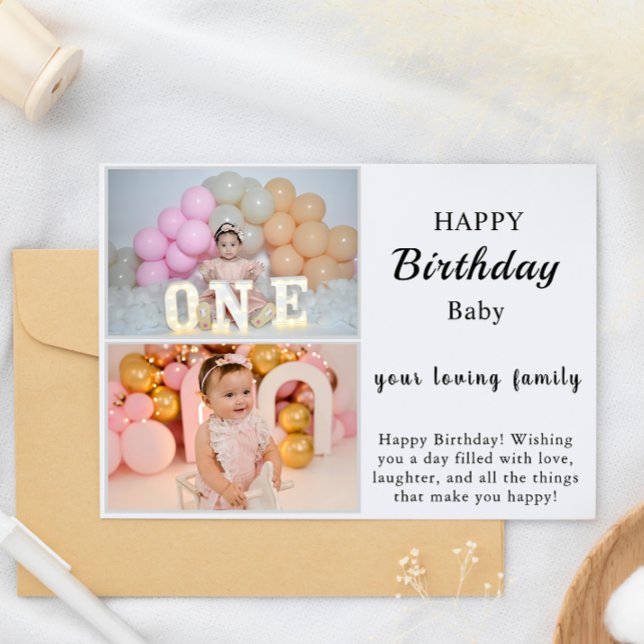 Tarjeta de cumpleaños elegante (Elegant Happy Birthday Card)