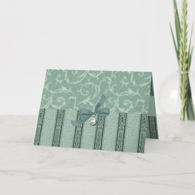 Tarjeta de cumpleaños elegante: Colección de la (Anverso)