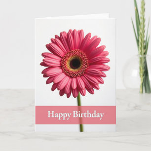 Tarjeta de cumpleaños Elegante Margarita