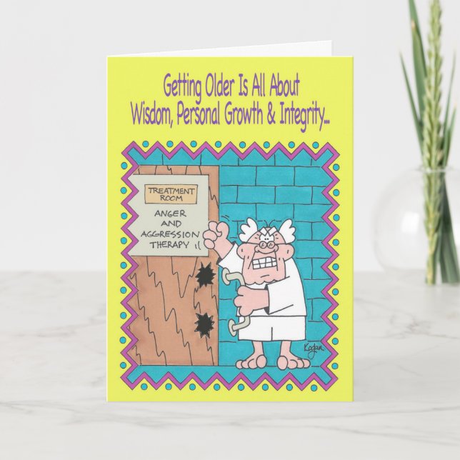 Tarjeta de cumpleaños EMOCIONAL de la DICHA (Anverso)