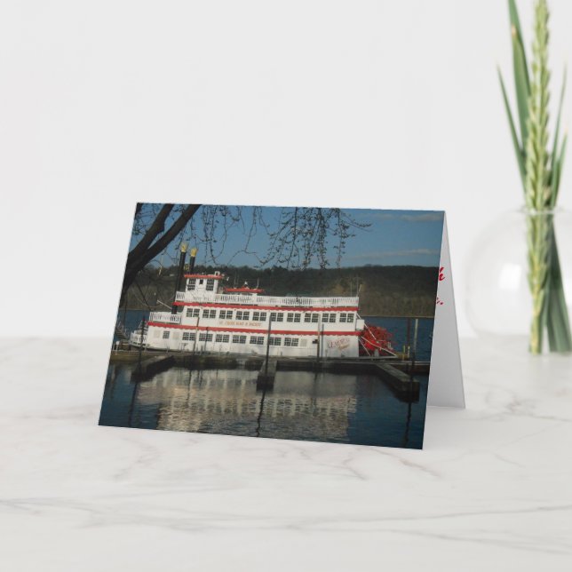 Tarjeta de cumpleaños "EMPRESS Riverboat" (Anverso)