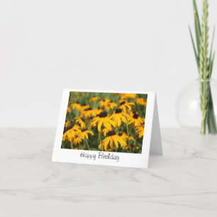 Tarjeta de cumpleaños en blanco feliz