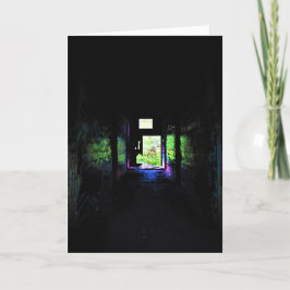 Tarjeta de cumpleaños "En la garganta"