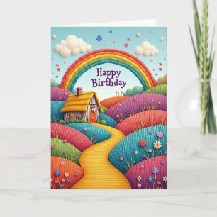 Tarjeta de cumpleaños encantadora