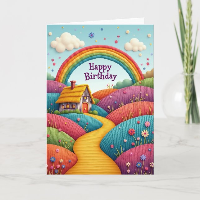 Tarjeta de cumpleaños encantadora (Anverso)