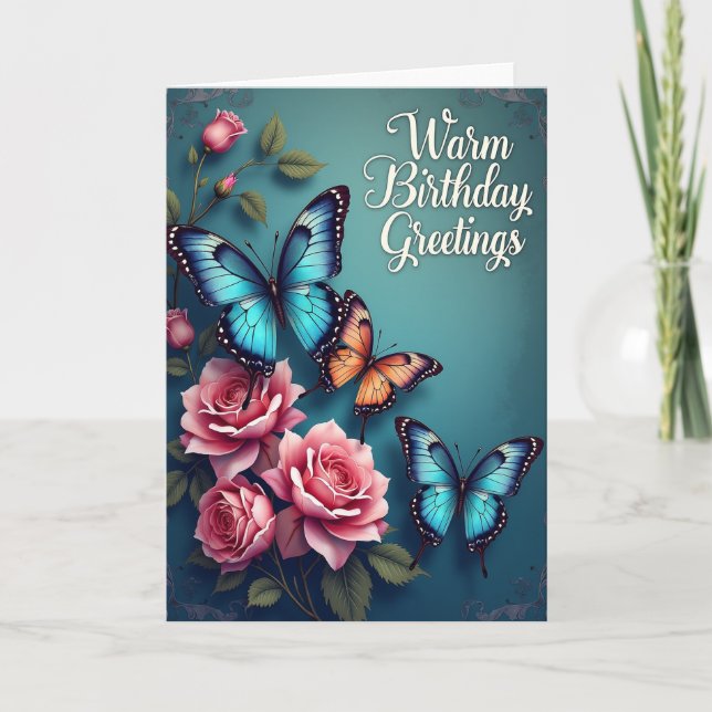 Tarjeta de cumpleaños encantadora para insectos (Anverso)
