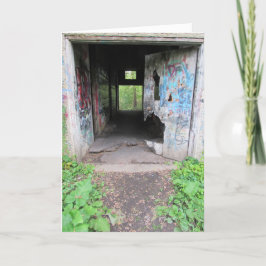 Tarjeta de cumpleaños "Entrada del Asilo de Walcot