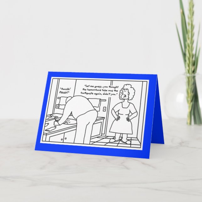 Tarjeta de cumpleaños equivocada de la crema (Anverso)