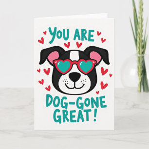 Tarjeta de Cumpleaños 'Eres Perro Tontamente Genia