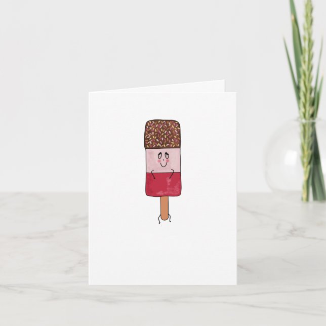 Tarjeta de cumpleaños, eres una tarjeta de paleta  (Anverso)