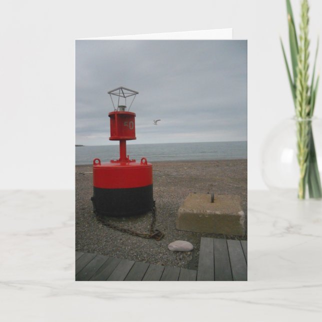 Tarjeta de cumpleaños "Escénico Lago Superior" (Anverso)