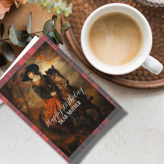 Tarjeta de cumpleaños escocesa, tarjeta de tartán (Subido por el creador)