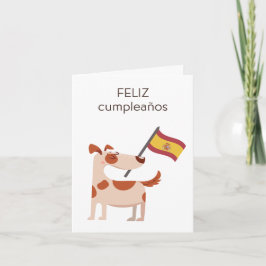 Tarjeta de cumpleaños española - feliz cumpleaños