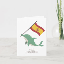Tarjeta de cumpleaños española - feliz cumpleaños