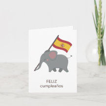 Tarjeta de cumpleaños española - feliz cumpleaños