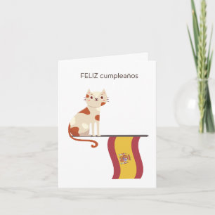 Tarjeta de cumpleaños española - feliz cumpleaños