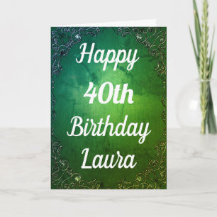 Tarjeta de cumpleaños especial personalizada de ed