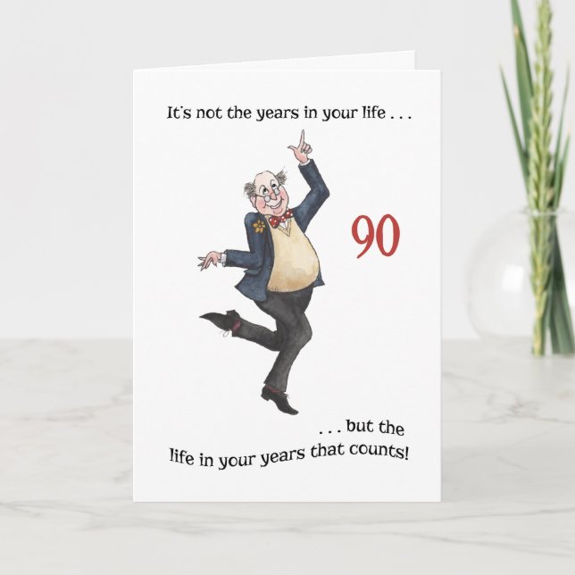 Tarjeta de cumpleaños específica a la edad de la (Anverso)