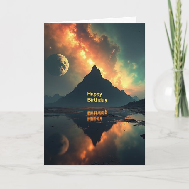 Tarjeta de cumpleaños espejada (Anverso)