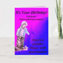 Tarjeta de cumpleaños espiritual