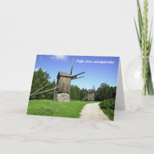 Tarjeta de cumpleaños estonia/Estland Geburtstag