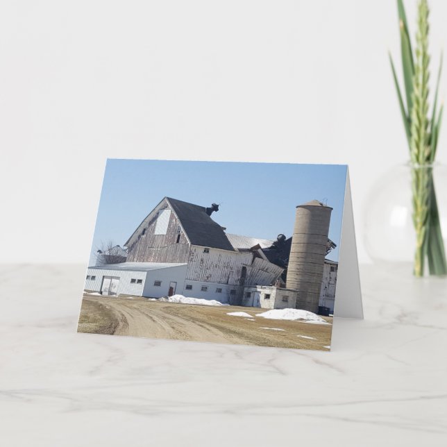 Tarjeta de cumpleaños "Eureka Township Farm" (Anverso)