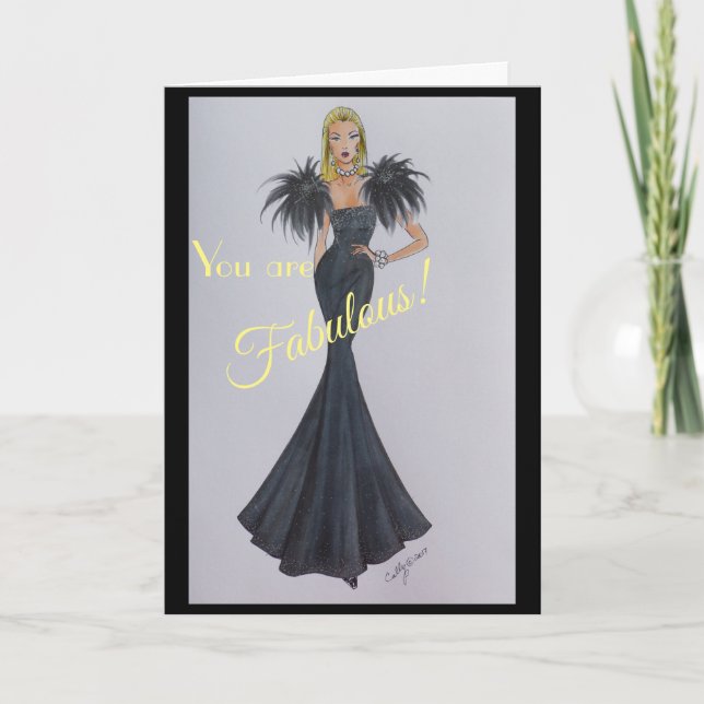 Tarjeta de cumpleaños fabulosa (Anverso)