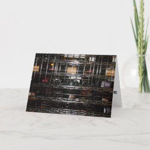 Tarjeta de cumpleaños "FACES Wine Rack"