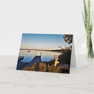 Tarjeta de cumpleaños "Fall Upon Green Lake"