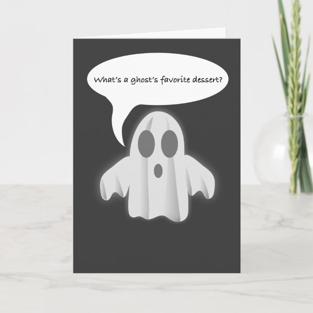 Tarjeta de cumpleaños fantasma, fantasma caprichos (Anverso)
