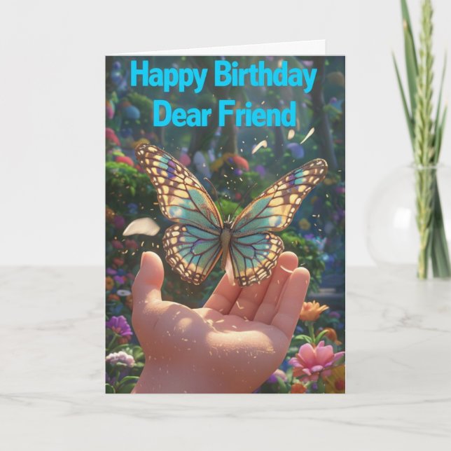 Tarjeta de cumpleaños feliz (Anverso)