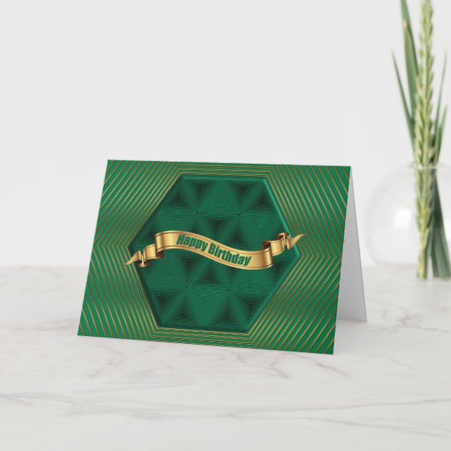 Tarjeta de cumpleaños feliz (Anverso)