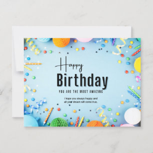 Tarjeta de cumpleaños feliz